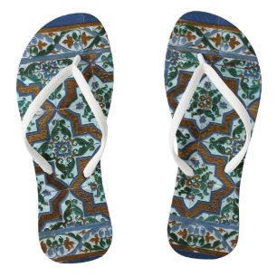 Tongs Motif rustique Boho