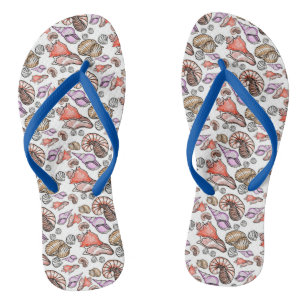 Tongs Motif Seashell