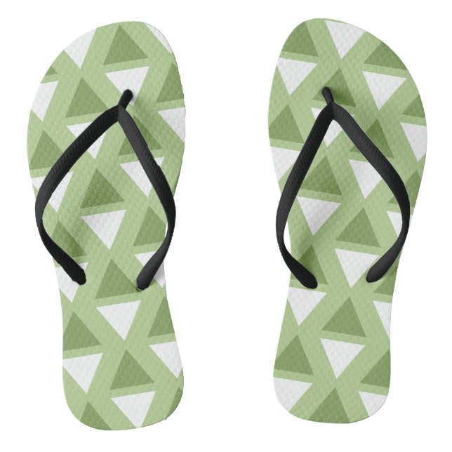 Tongs Motif simple vert pastel (Semelle)