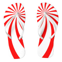 Motif Sunburst de menthe rouge et blanche