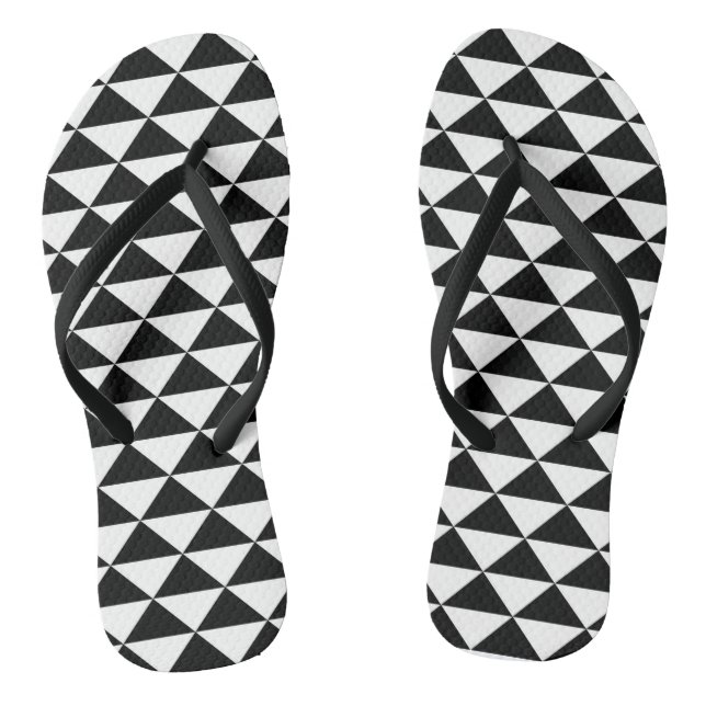 Tongs Motif tribal hawaïen de triangle de tatouage (Semelle)