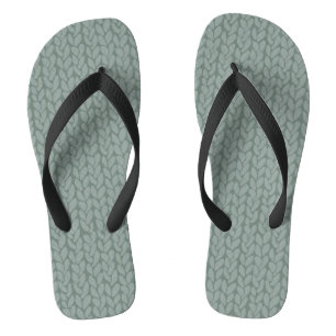 Tongs Motif tricot