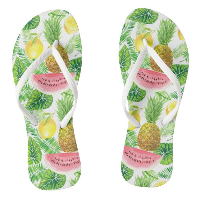 Tongs motifs tropicaux (Semelle)