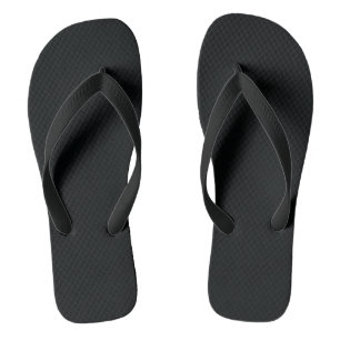 Tongs Mydeas Couleur solide noire