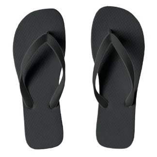 Tongs Mydeas | Couleur solide noire