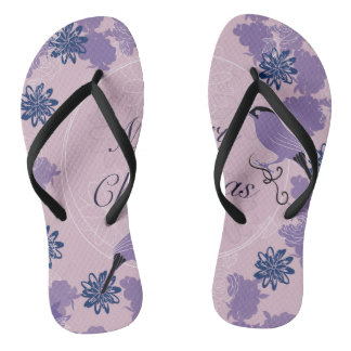 Tongs noël, noël, oiseau, fleurs, nature, p