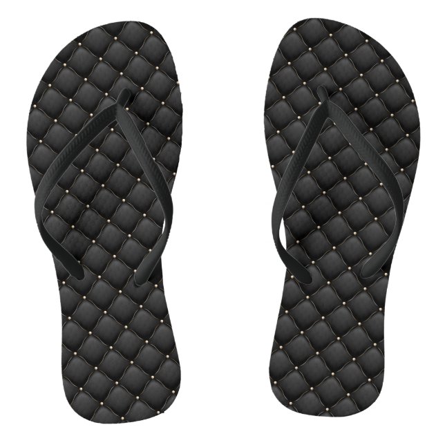 Tongs Noir et or (Semelle)