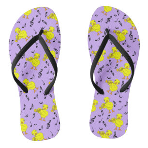 Tongs Notes de musique de trompette