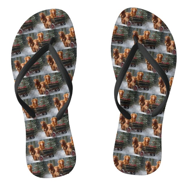 Tongs Nouvelle-Écosse Duck Toller Retriever Snowden (Semelle)