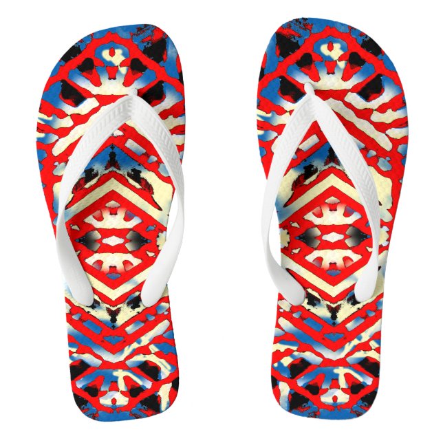Tongs Nu One Red Urban Style Flip Flops 2 (Semelle)