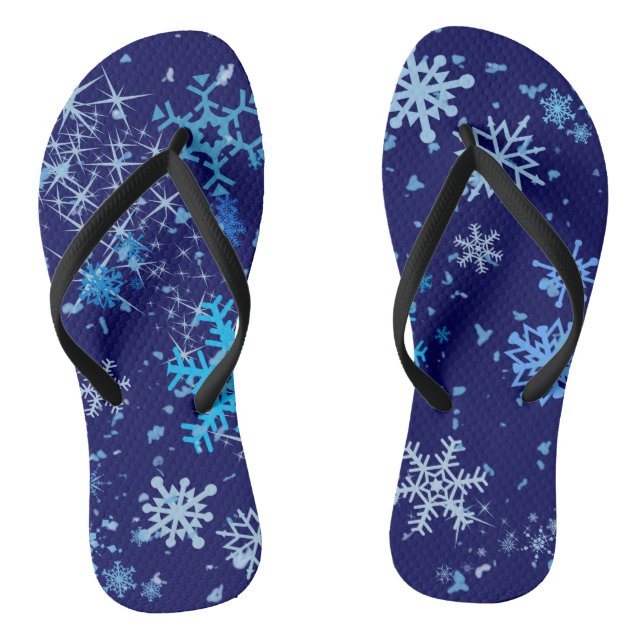 Tongs Nuit de Noël neige (Semelle)