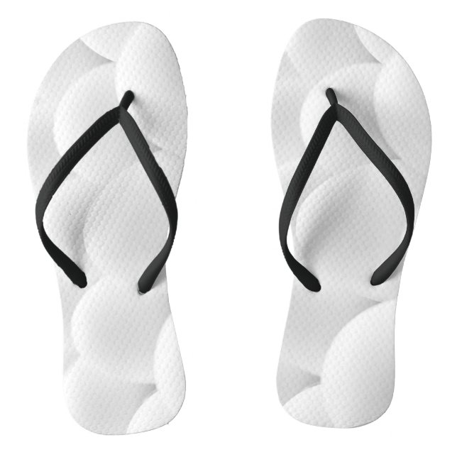 Tongs Oeufs Blancs Coques Drôle Personnalisé Créé (Semelle)