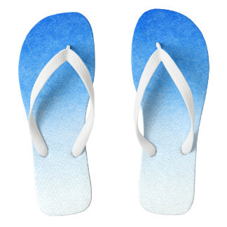 Tongs Ombre Bleu et blanc Plonger dans des teintes oniri