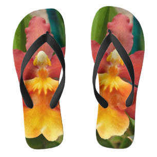 Tongs Orchidées tropicales