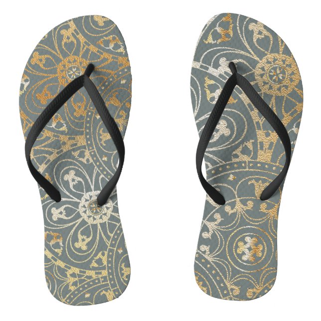 Tongs Oriental Golden Mandala - Flip Flops (Semelle)