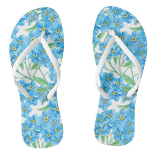 Tongs Oublie-moi pas un motif sans soudure