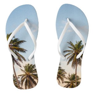Tongs Palmiers de vacances tropicaux
