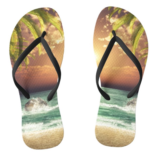 Tongs Palmiers tropicaux (Semelle)