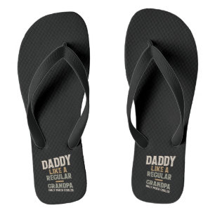 Tongs Papa Comme Un Grand-Père Ordinaire Seulement Beauc