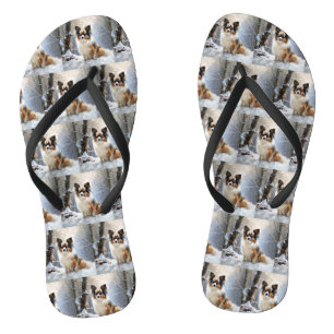 Tongs Papillon Laisser neiger Noël