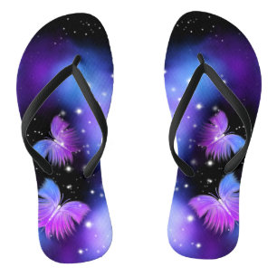 Tongs Papillons de l'Imaginaire spatial Cosmique
