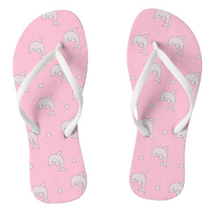 Tongs Papillons gris