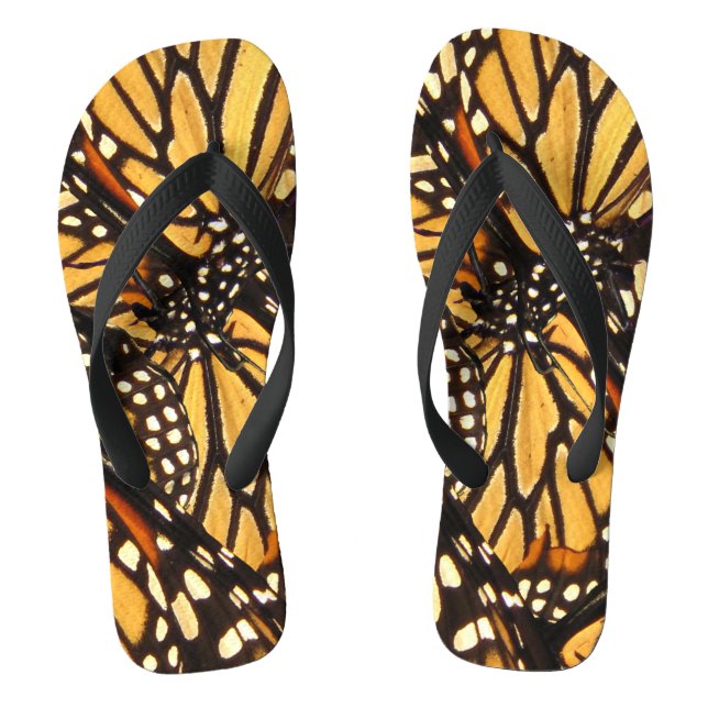 Tongs Papillons Monarch Abstraits (Semelle)