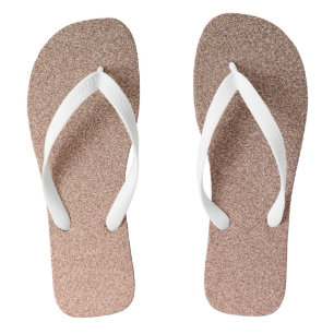 Tongs Parties scintillant de rayonnement Brown au chocol