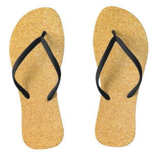 Tongs Parties scintillant d'or Imprimer Mariage métalliq