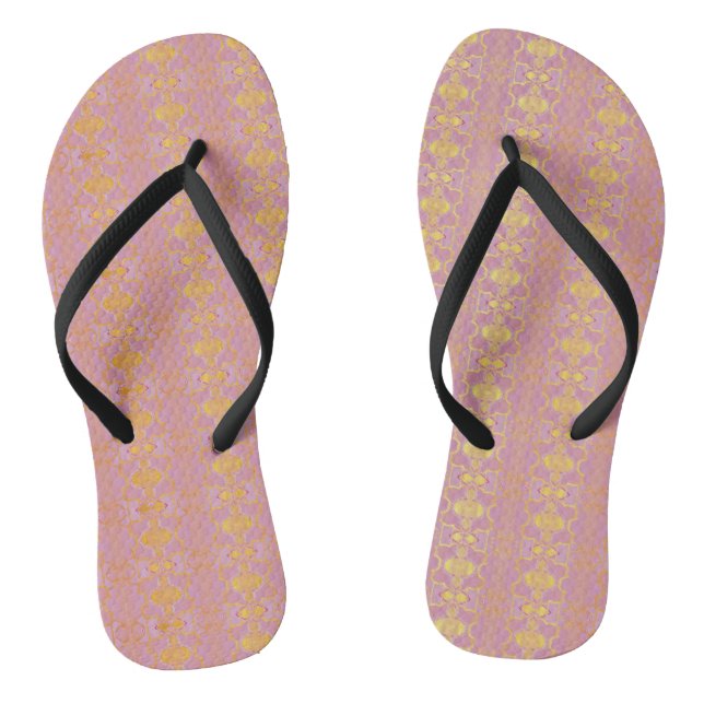 Tongs pattern abstract pink (Semelle)