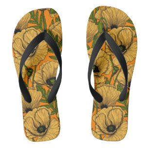 Tongs Pavot jaune
