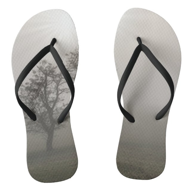 Tongs Paysage de Foggy Starburst Tree (Semelle)