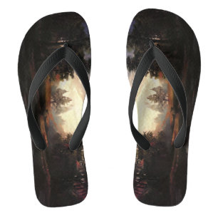 Tongs Paysage Nature Forêt Flip Flops personnalisés