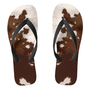 TONGS PEAU DE VACHE