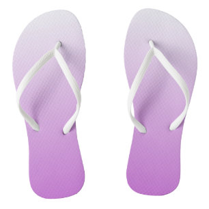 Tongs Pente à deux tons ombre lilas violet