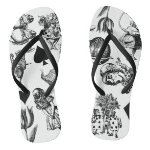 Tongs Personnages classiques d'Alice aux pays des mervei