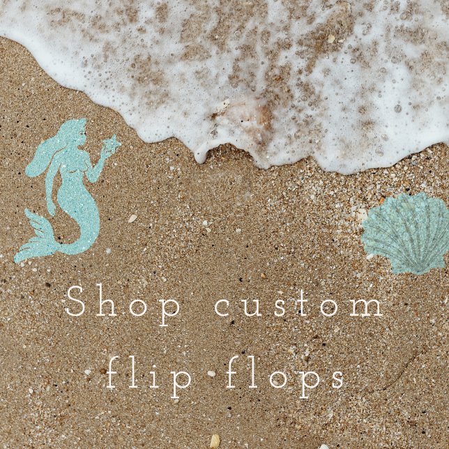 Tongs personnalisées, cadeau pour elle, plage, cadeau d' (Créateur téléchargé)