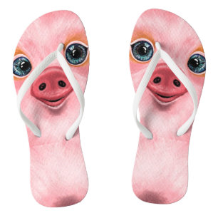 Tongs Petite Chien de bébé - Sourire -