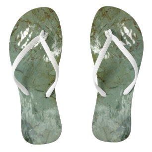 Tongs Photo de la nature de dalles rocheuses couvertes d