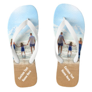 Tongs Photo personnalisée Flip Flops Offrez vos photos e