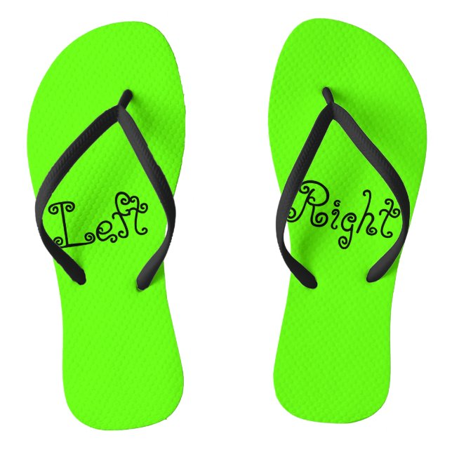 Tongs Pied droit de pied gauche (Semelle)