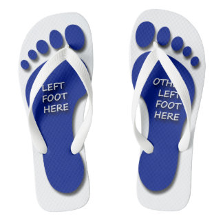 Tongs Pied gauche et autre pied gauche