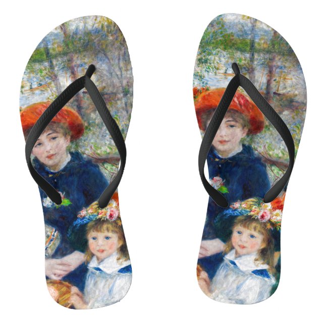 Tongs Pierre-Auguste Renoir - Deux soeurs sur la terrass (Semelle)