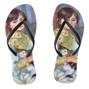 Tongs Pierre-Auguste Renoir - Enfant au Chat