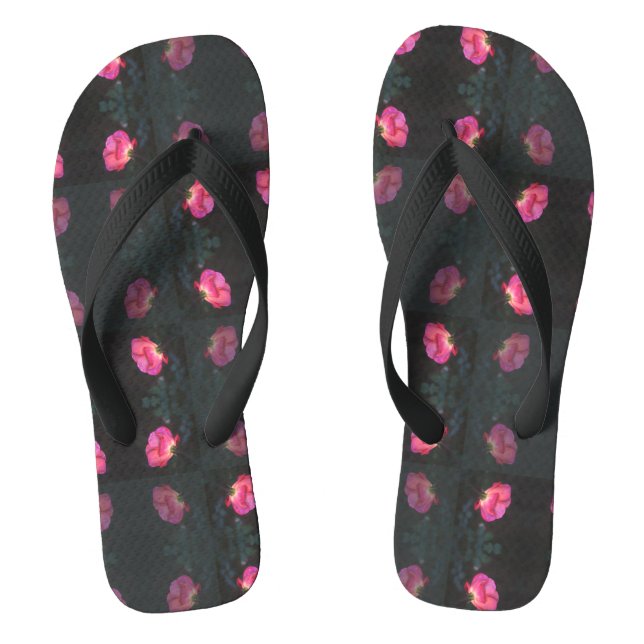 Tongs Pink Roses Garden (Semelle)