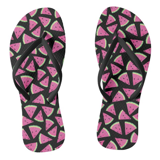 Tongs Pink Tropical Watermelon Motif (Semelle)