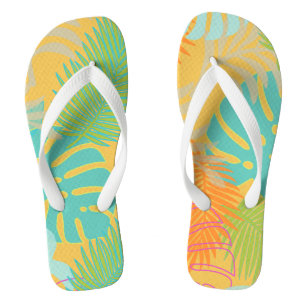 Tongs PixDezines forêt tropicale/DO-IT-YOURSELF couleur 
