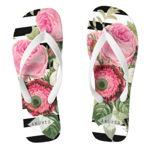 Tongs PixDezines REDOUTE ROSES ROSES ROSES, ANÉMONES, CL