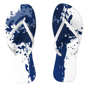 Tongs Plaque de peinture bleue - Approvisionnement de la