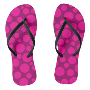 Tongs Pois rose